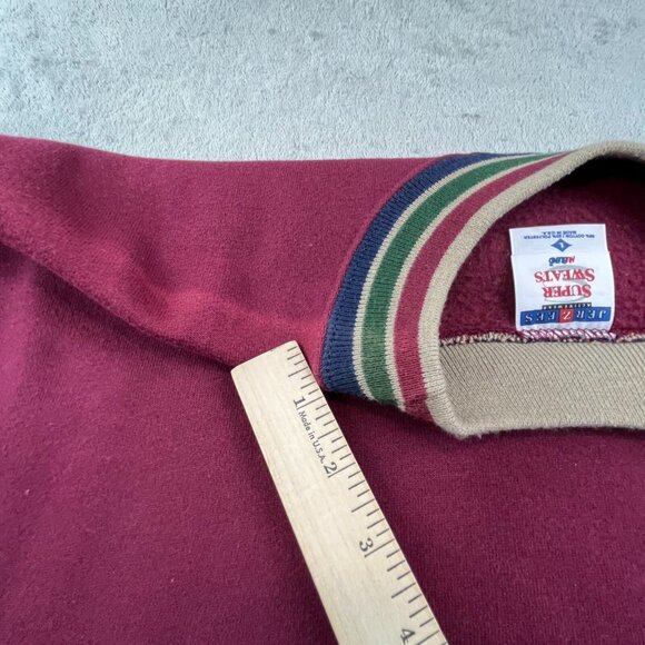 VTG TSSAA State Championship Jerzees Super Sweats Sweatshirt Men Large Burgundy - Picture 11 of 13